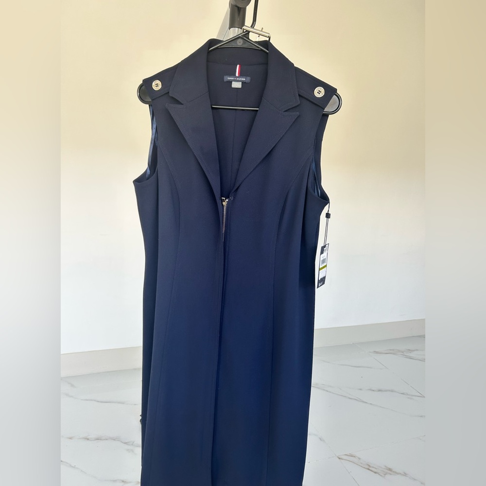 Tommy Hilfiger Navy Blue Dress New with Tags - Picture 2 of 5